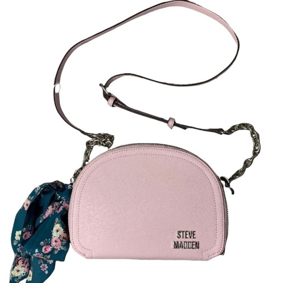 Nwt Steve Madden Pink Satchel Crossbody Bag - Picture 1 of 8